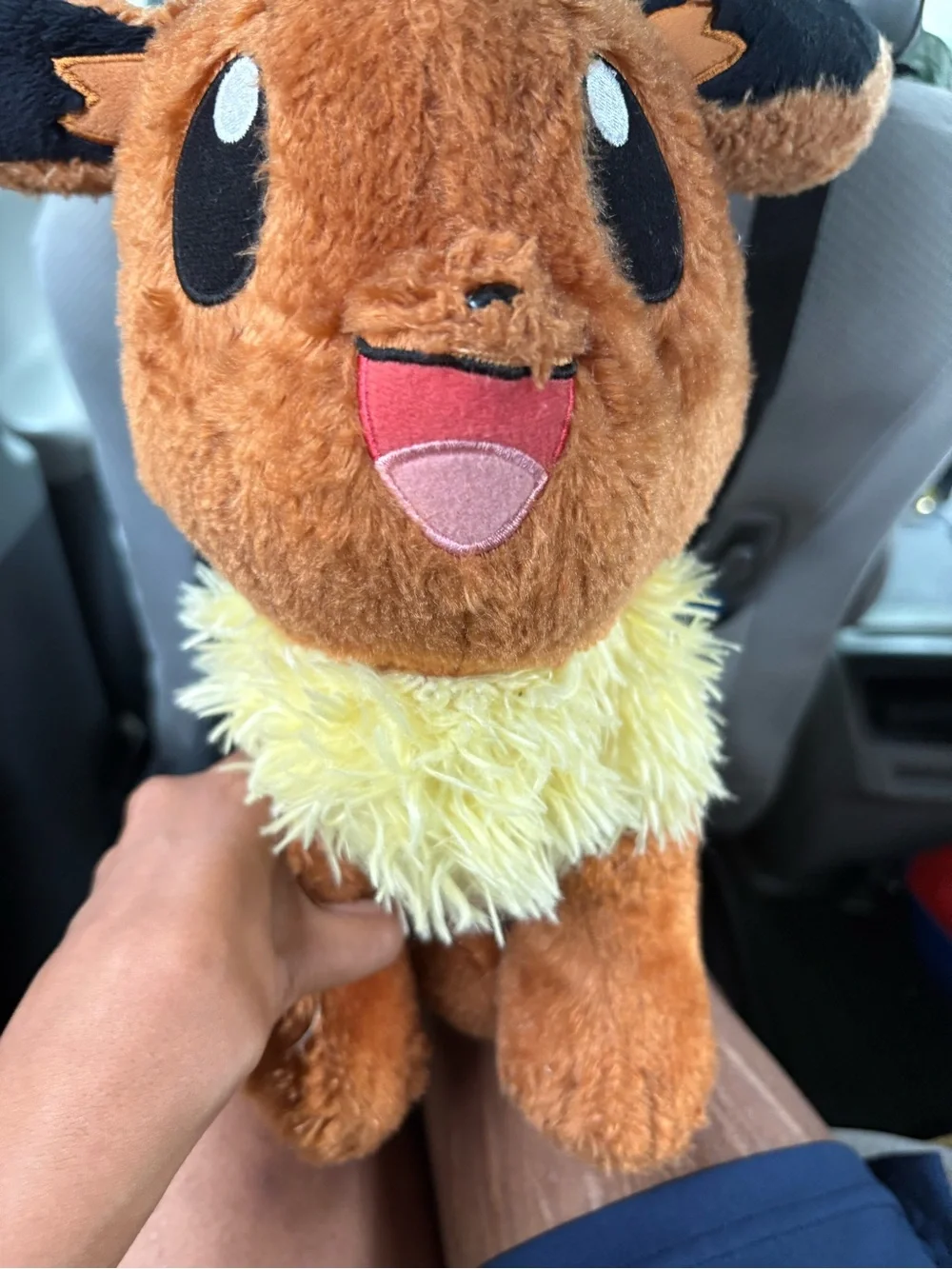 Build-A-Bear Orange and Cream Fluffy Plush